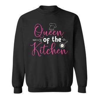 Cooking Queen Kitchen For Chef Culinary Student Sweatshirt - Monsterry