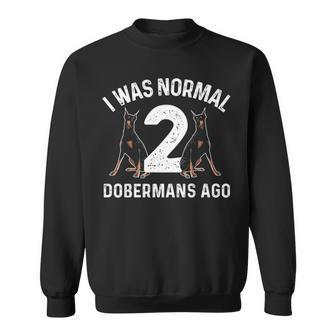 Cool Doberman Art Doberman Pinscher Dog Lover Sweatshirt | Mazezy
