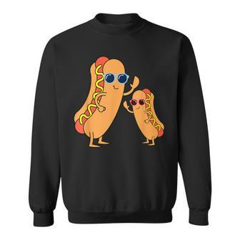 Cool Franks Sausages Weiner Fast Food Sunglasses Hot Dog Sweatshirt - Monsterry UK