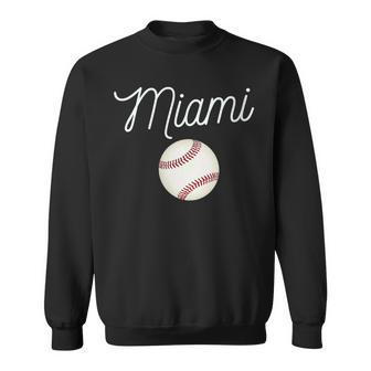 Cool Giant Marlin Ball For Miami Hometown Baseball Fans Sweatshirt - Monsterry