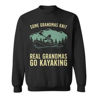 Cool Kayaking For Grandma Mom Kayaker Boating Kayak Boating Sweatshirt | Mazezy