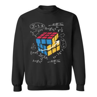 Cool Math Rubik Rubix Rubics Player Cube Amoureux Des Mathématiques Sweater e - Cadeauxyz