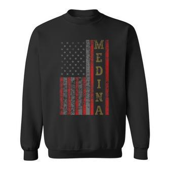 Cool Patriotic Medina Usa Us Flag Sweatshirt - Monsterry