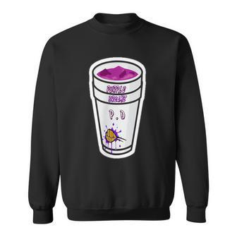 Cool Rapper Lean Double Cup Purple Dreams Sweatshirt - Monsterry CA