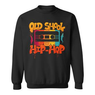 Cool Retro Old School Hip Hop 80S 90S Costume Cassette Sweatshirt - Seseable