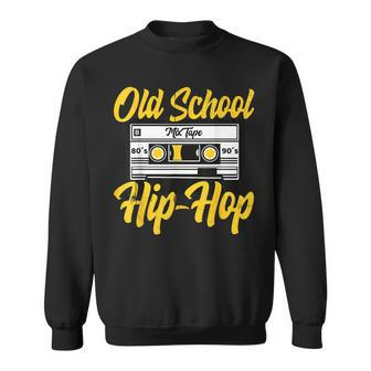 Cool Retro Old School Hip Hop 80S 90S Mixtape Cassette Sweatshirt - Seseable