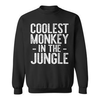 Coolest Monkey In The Jungle Party Sweatshirt - Monsterry UK
