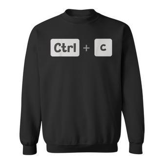 Copy Ctrl C Father's Day Mother's Day Sweatshirt - Seseable