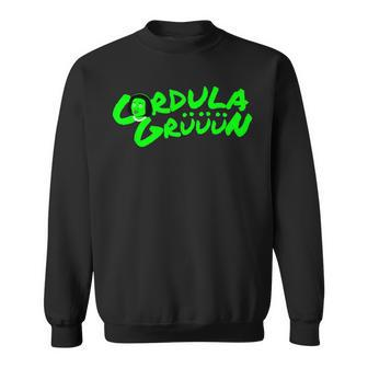 Cordula Green Idea Fun Party Sweatshirt - Seseable