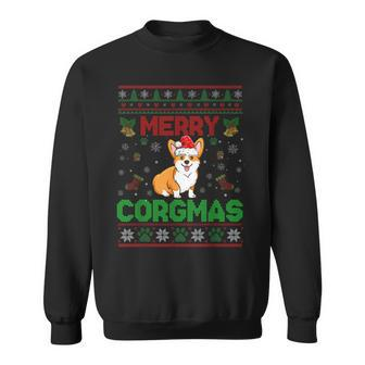 Corgi Christmas Sweater Cool Merry Corgmas Xmas Sweatshirt - Monsterry AU