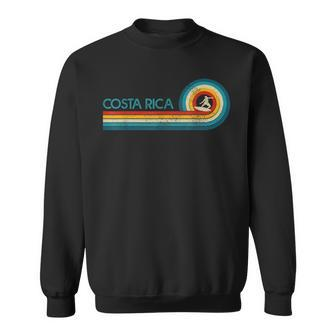 Costa Rica Surf Vintage Beach Surfer Surfing Sweatshirt - Monsterry UK