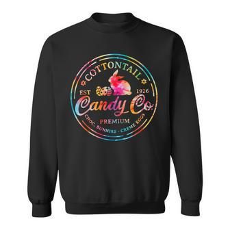 Cottontail Candy Company Easter Bunny Tie Dye Easter Sweatshirt | Mazezy