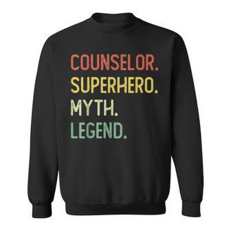 Counselor Superhero Myth Legend Sweatshirt - Monsterry UK
