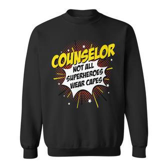 Counselor Superhero Product Comic Idea Sweatshirt - Monsterry AU