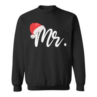 Couple Matching Mr And Mrs Christmas Sweatshirt - Monsterry