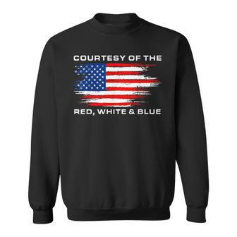 Courtesy Red White And Blue Ic America Us Flag Sweatshirt - Monsterry UK