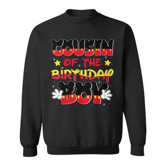 Cousin Of The Birthday Boy Mouse Family Matching Sweatshirt - Monsterry UK