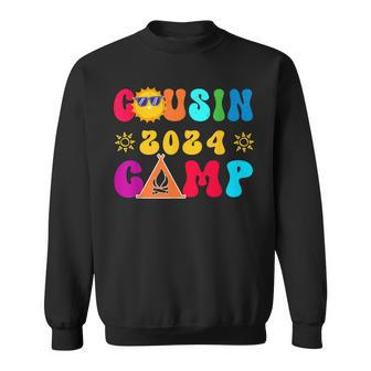 Cousin Camp 2024 Family Vacation Summer Camping Crew Match Sweatshirt - Seseable