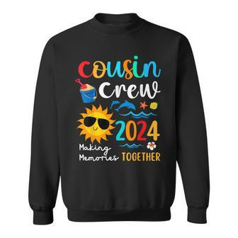 Cousin Crew 2024 Summer Vacation Beach Family Trips Matching Sweatshirt - Seseable