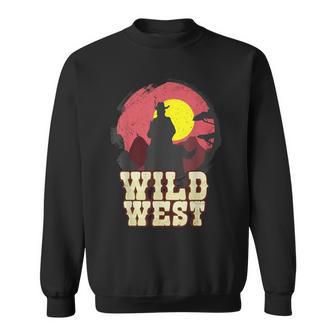 Cowboy Wild West Western Country Saddle Sweatshirt - Monsterry