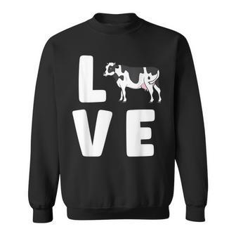 Cows Lover Farm Animal Cow Farmer I Love Cows Sweatshirt - Monsterry DE
