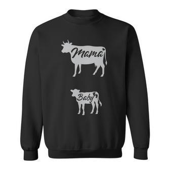Cows Pregnancy Baby Announcement Women Sweatshirt | Mazezy
