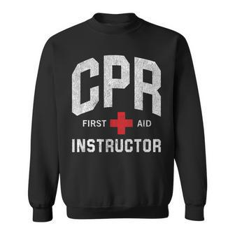 Cpr First Aid Aed Instructor Sweatshirt - Monsterry DE