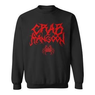 Crab Rangoon Chinese Food Heavy Metal Band Goth Sweatshirt - Monsterry