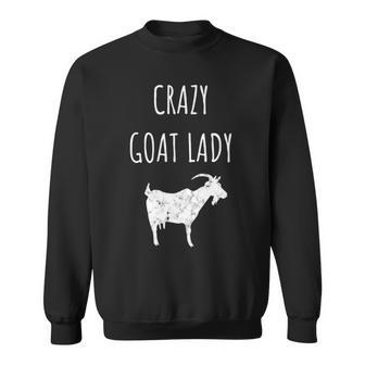Crazy Goat Lady Yoga Show Animal Sweatshirt | Mazezy