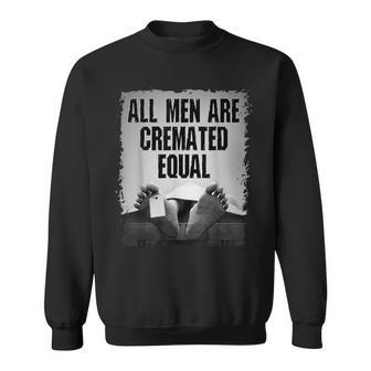 All Are Cremated Equal Goth Dead Body Coroner Sweatshirt - Monsterry CA