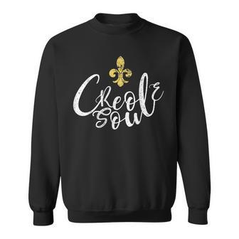 Creole Soul Fun Cute Lousiana Cajun Sweatshirt - Monsterry