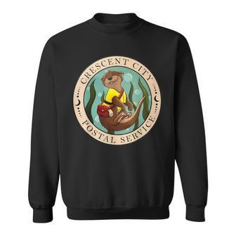 Crescent City Postal Service Messenger Otter Crescent City Sweatshirt - Monsterry