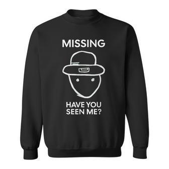 Crichton Leprechaun Missing Have You Seen Me Meme Sweatshirt - Monsterry