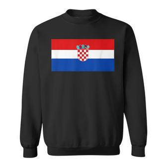 Croatia 2021 Flag Love Soccer Cool Football Fans Support Sweatshirt - Seseable