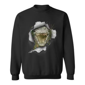 Crocodile Reptile Gator Alligator Zoo Animal Crocodile Sweatshirt - Seseable