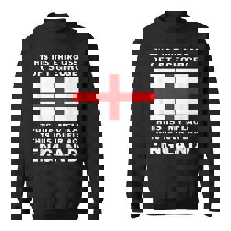 This Is The Cross Of St George England Flag Proud English Sweatshirt - Thegiftio