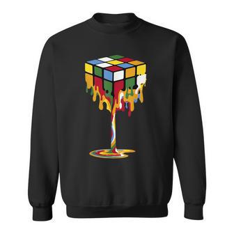 Cube De Fusion Amusant Rubik Rubix Rubics Player Cube Melt Sweater e - Cadeauxyz