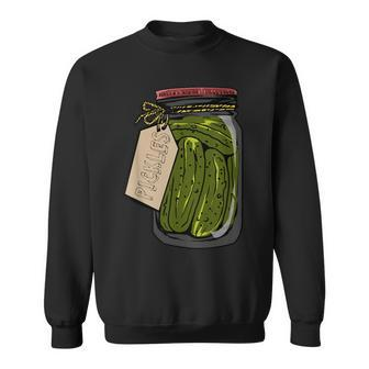 Cucumber Jar For Cucumbers Cucumbers And Pickles Friends Sweatshirt - Thegiftio UK