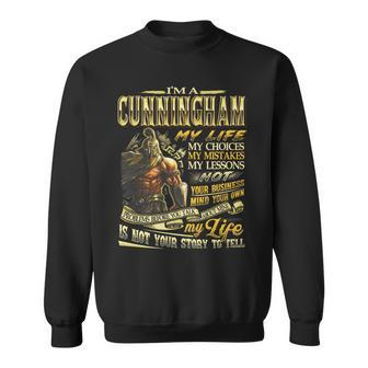 Cunningham Family Name Cunningham Last Name Team Sweatshirt | Mazezy CA