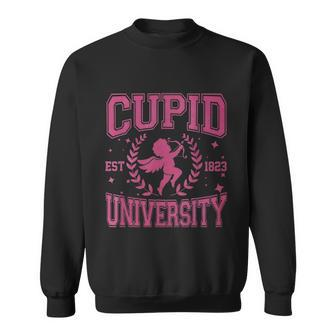 Cupid University Cute Valentine's Day College Love Sweatshirt - Monsterry CA