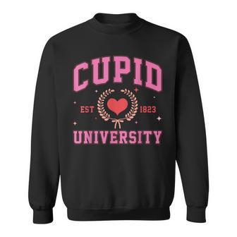 Cupid University Cute Valentine's Day Love School Sweatshirt - Monsterry DE