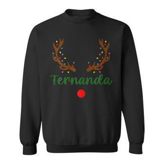Custom Name Christmas Matching Family Pajama Fernanda Sweatshirt - Seseable
