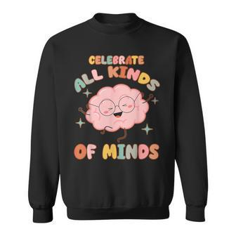 Cute Brain Sweatshirt - Monsterry