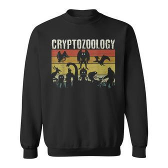 Cute Cryptid Monsters Bigfoot Mothman Dogman Cryptozoology Sweatshirt - Thegiftio UK