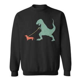 Cute Dachshund Dinosaur Wiener Dog Sweatshirt | Mazezy
