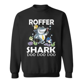 Cute Fishes Swimming In The Sea Smile Roofer Shark T Sweatshirt | Mazezy