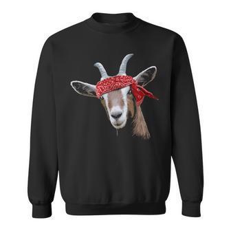 Cute Goat Lover Art For Women Girls Kids Farm Animal Lover Sweatshirt | Mazezy