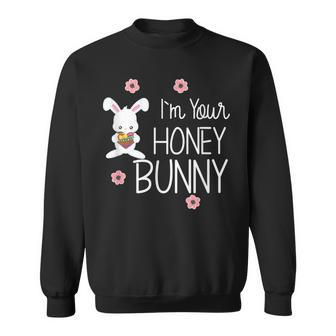 Cute I'm Your Honey Bunny Easter Love Rabbit Sweatshirt - Monsterry DE