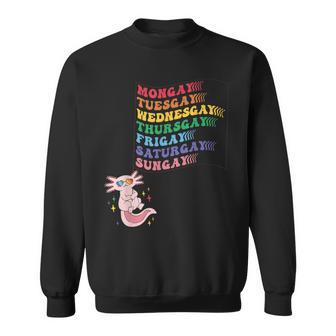 Cute Pride Lgbtq Axolotl Dare To Be Yourself Every Day Sweatshirt - Monsterry