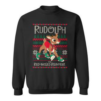 Cute Rudolph The Red Nosed Reindeer Christmas Special Xmas Sweatshirt - Thegiftio UK
